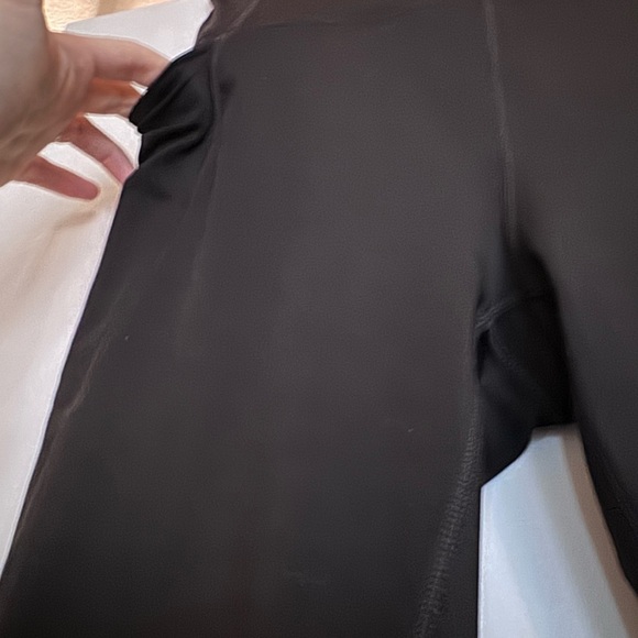 Athleta Running Black Leggings with reflective ankles - Picture 8 of 9